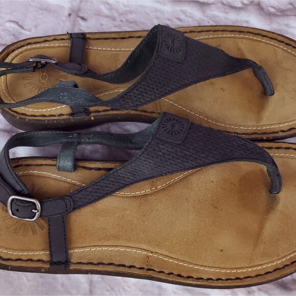 Ugg Sefina sandals women's size 8 leather - Picture 11 of 11